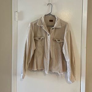 Beige corduroy jacket